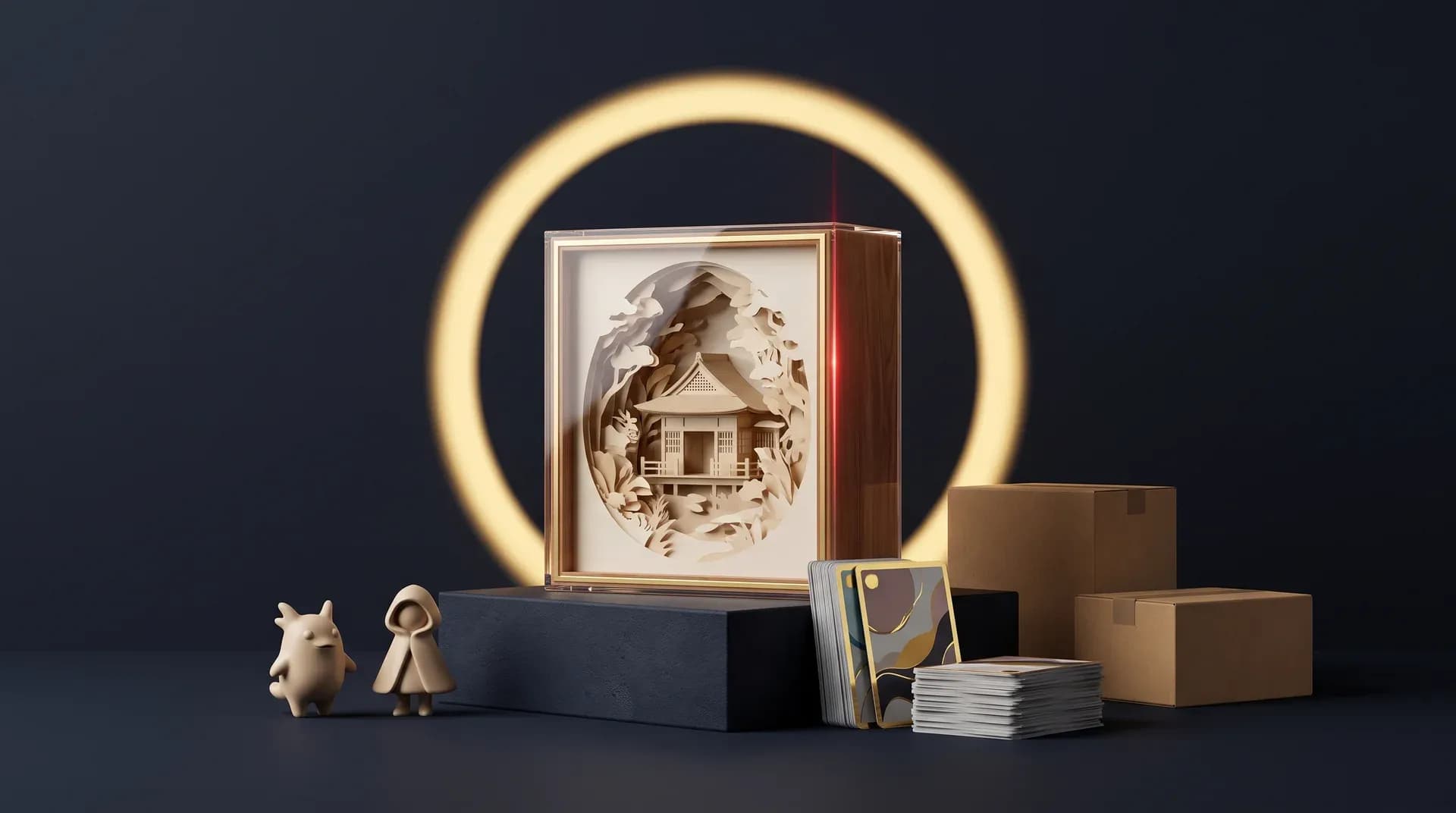 Protect Ghibli Paper Theater Kits with Official Frames