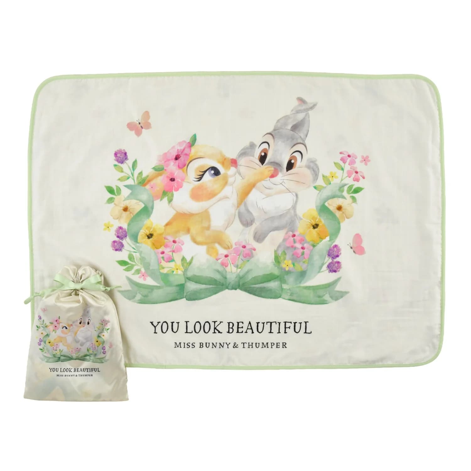 Bambi Blanket Gauze Cool Reversible Drawstring DISNEY SPRING ROMANCE