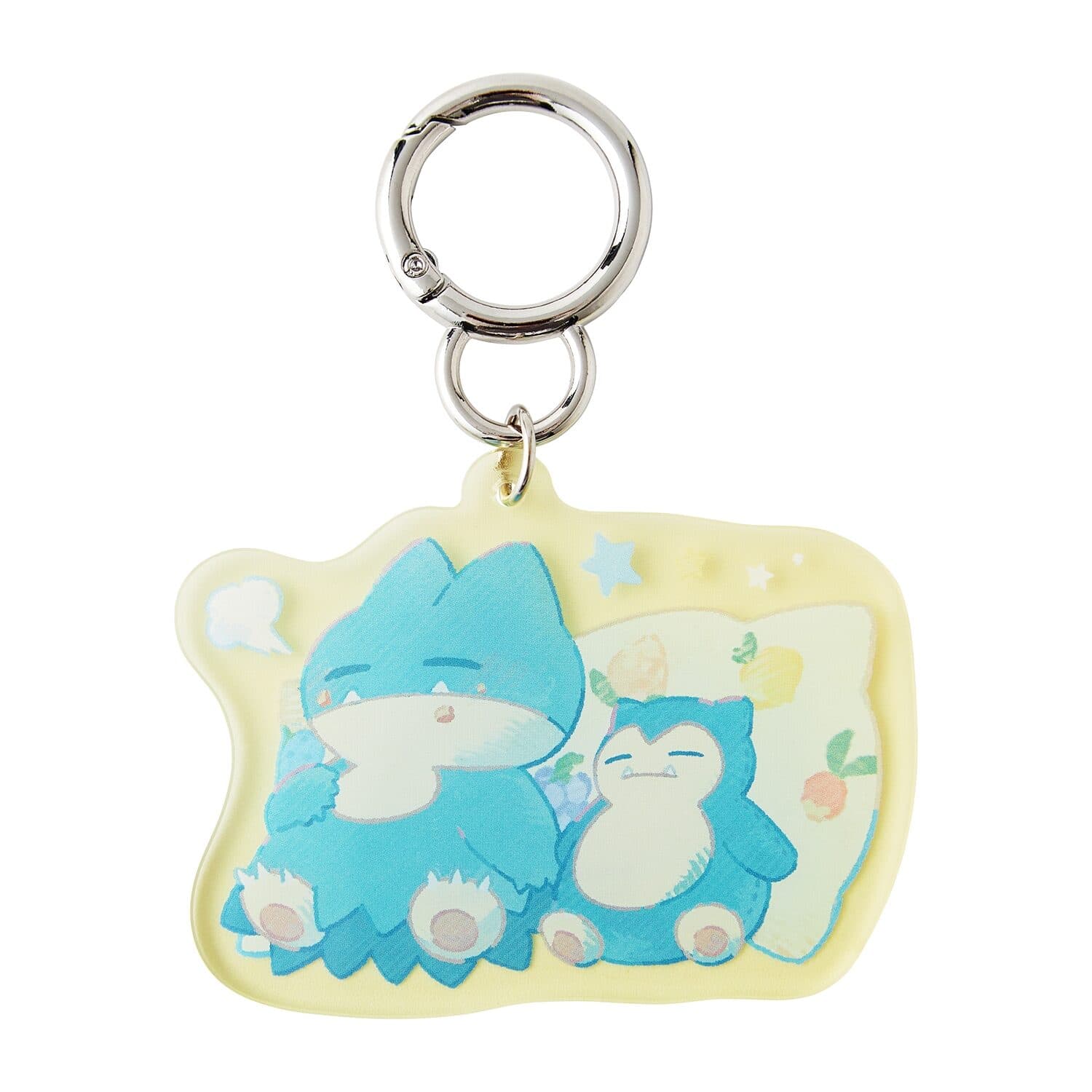 Acrylic Keychain Little Daydream Gombe and Snorlax Plush