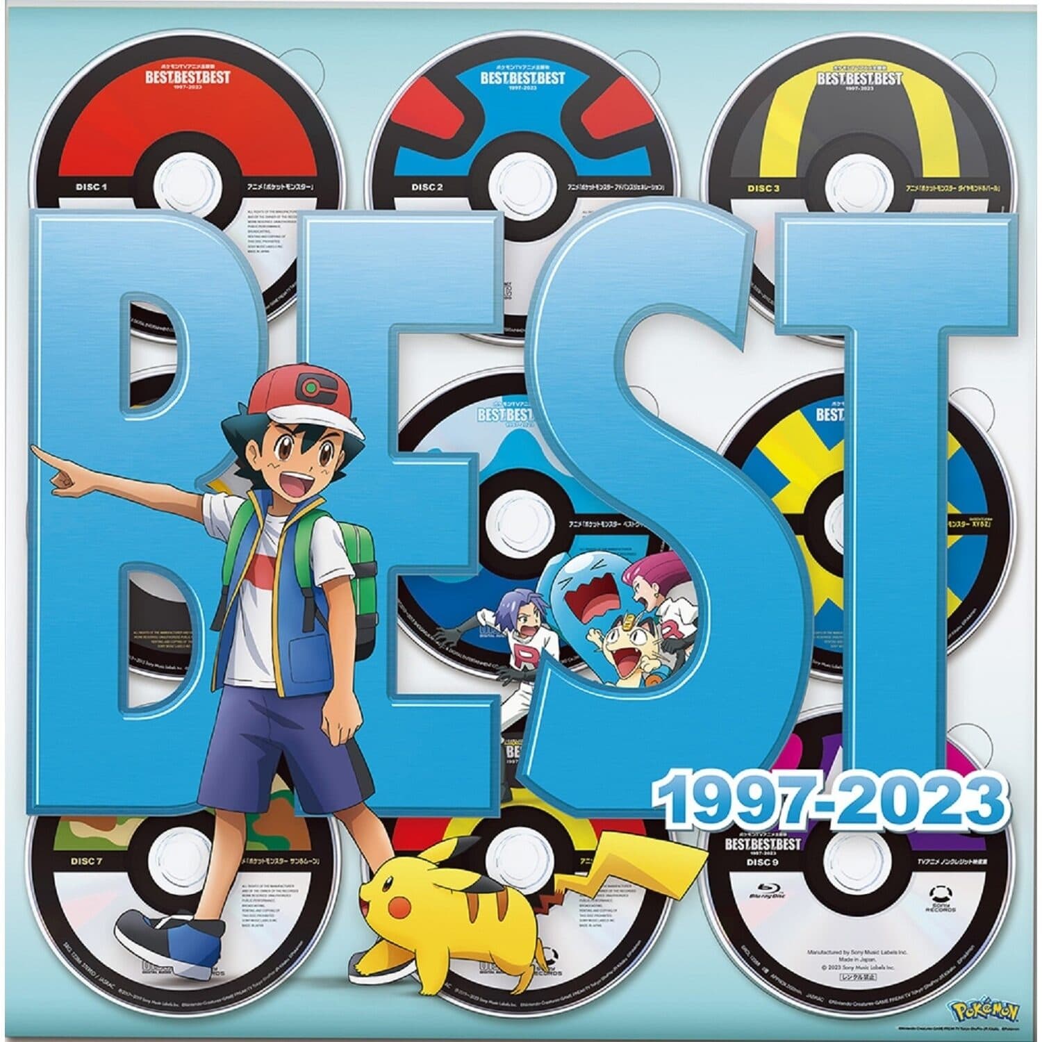 Pokemon TV Anime Theme Song BEST OF BEST OF BEST 1997-2023 Limited Edition (B...